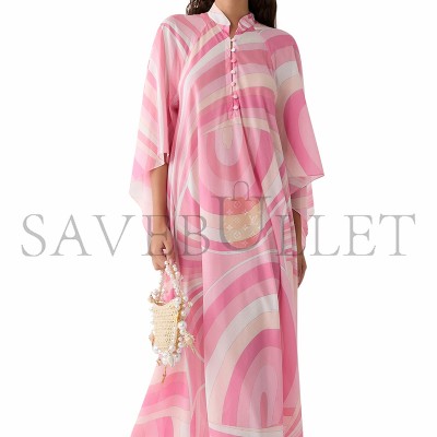 PUCCI PRINTED COTTON KAFTAN DRESS 5HRL355H754040